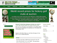 Tablet Screenshot of golfer-today.co.uk